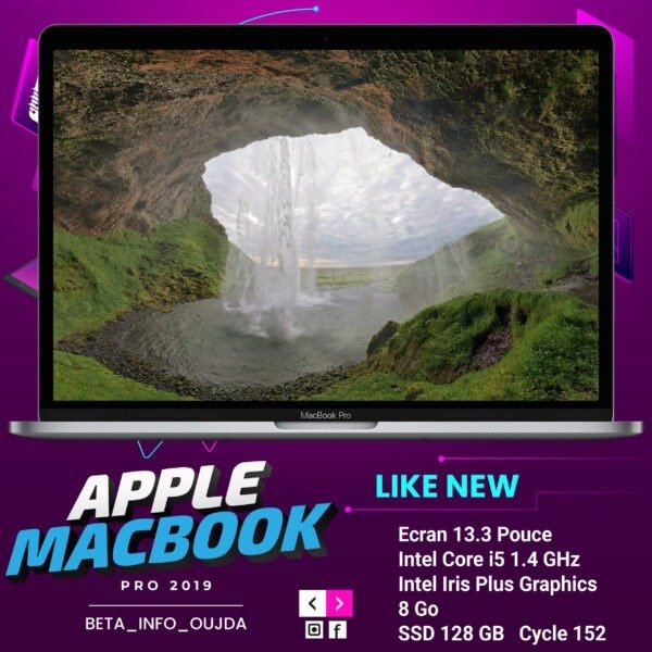 Apple MacBook Pro 13 pouces 2019  Intel Core I5 1,4 GHz