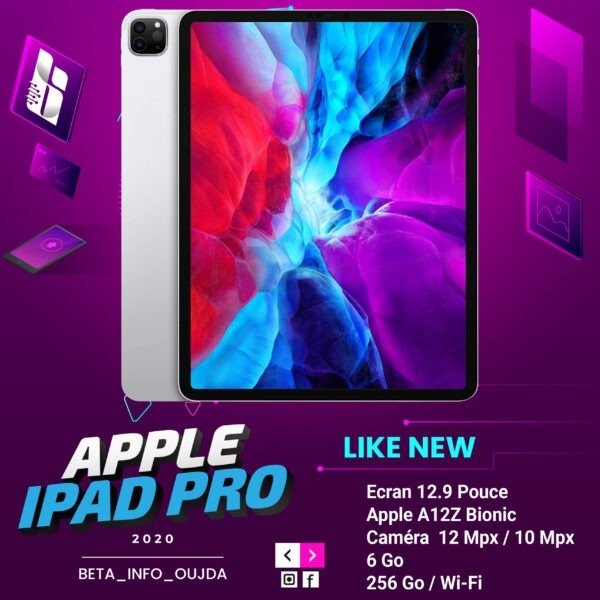 Apple iPad Pro 256 Go – Argent