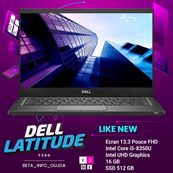 DELL Latitude 7390 – I5 8350U