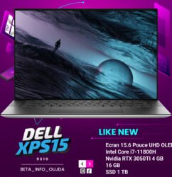 Dell Laptop XPS 15 9510 4K OLED