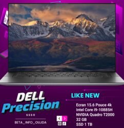 Dell Precision 5550 Laptop 15.6 Core i9 10885h