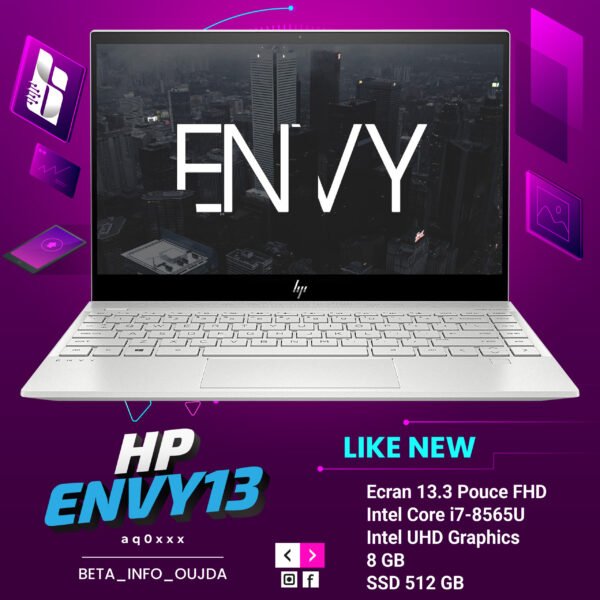HP Envy 13-aq0xxx Core i7-8565U