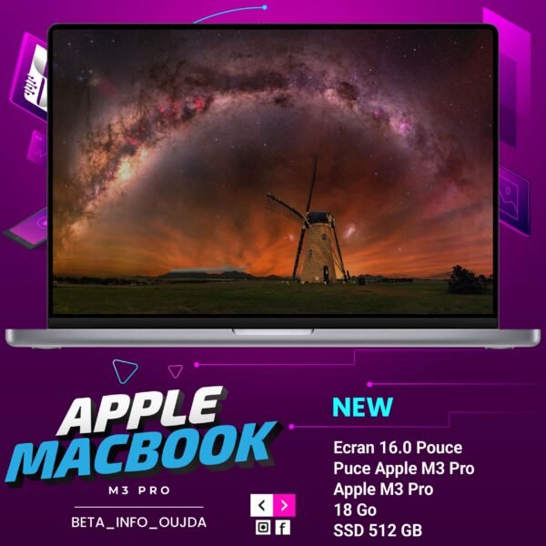 MacBook Pro 2023 (16 pouces) officiel