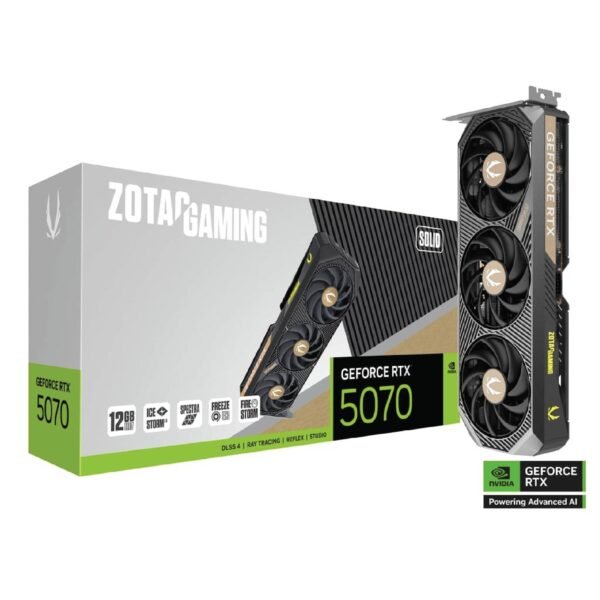 Carte Graphique Zotac GeForce RTX 5070 Solid