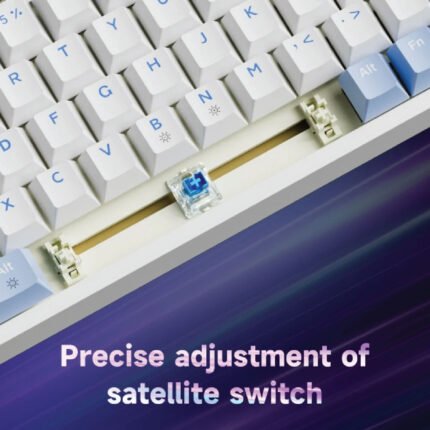 ZIFRIEND AG98 mechanical keyboard Blue/White/Purple (Red Switch)