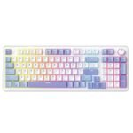 ZIFRIEND AG98 mechanical keyboard Blue/White/Purple (Red Switch)