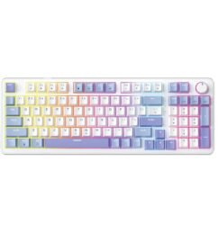 ZIFRIEND AG98 mechanical keyboard Blue/White/Purple (Red Switch)
