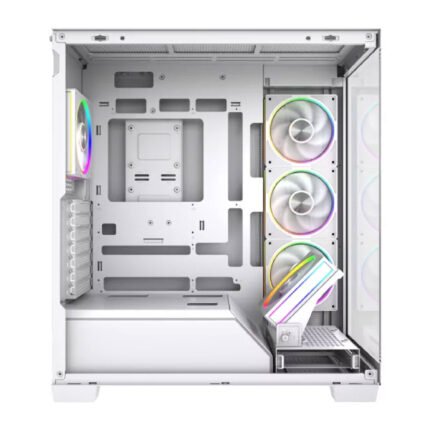 Boitier Gamer SG NV7 5 FAN ARGB BLANC
