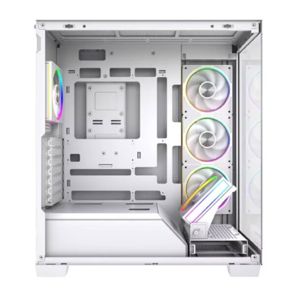 Boitier Gamer SG NV7 5 FAN ARGB BLANC
